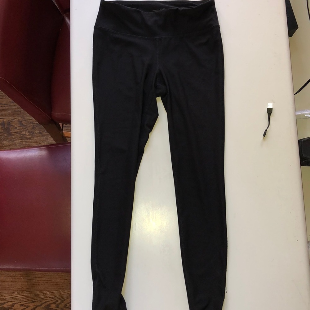 Full length black leggings